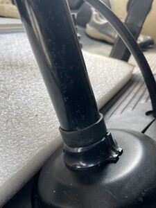 Vermutete Position Gummiring (verdeckt die 3 Löcher)