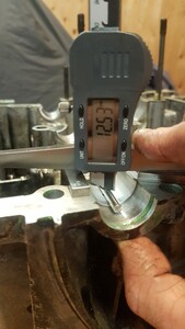 Radius gemessen