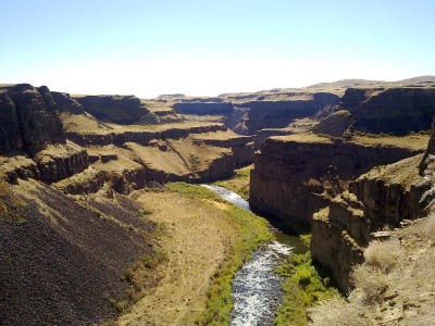 Ich glaube der ort heisst &quot;Dry Falls&quot;, bin mir aber nicht mehr sicher.