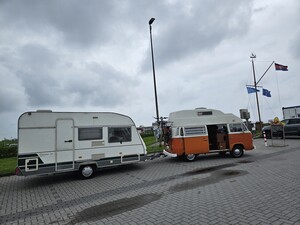 Gespann im Hafen von Dornumersiel