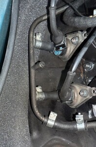 Prüfanschluss für Benzindruck