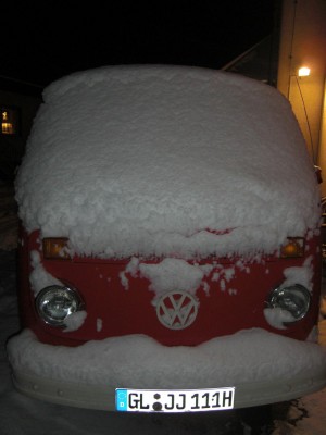 ....es sei denn es schneit so weiter...