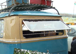 Heckscheibe aufstellbar