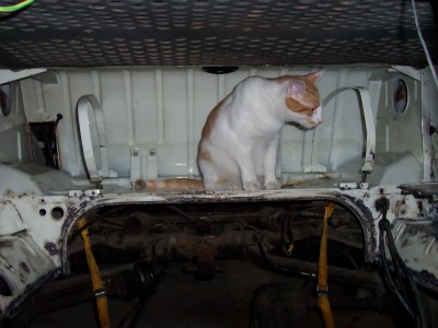 Tankraum (fast) leer