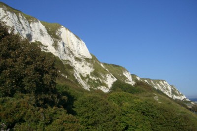 Kreidefelsen in Capel-le-Ferne kurz vor Dover