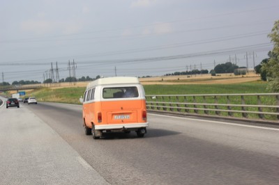 T2 auf der Autobahn