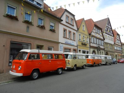 erstern längerer Stop in der Altstadt von Ebern